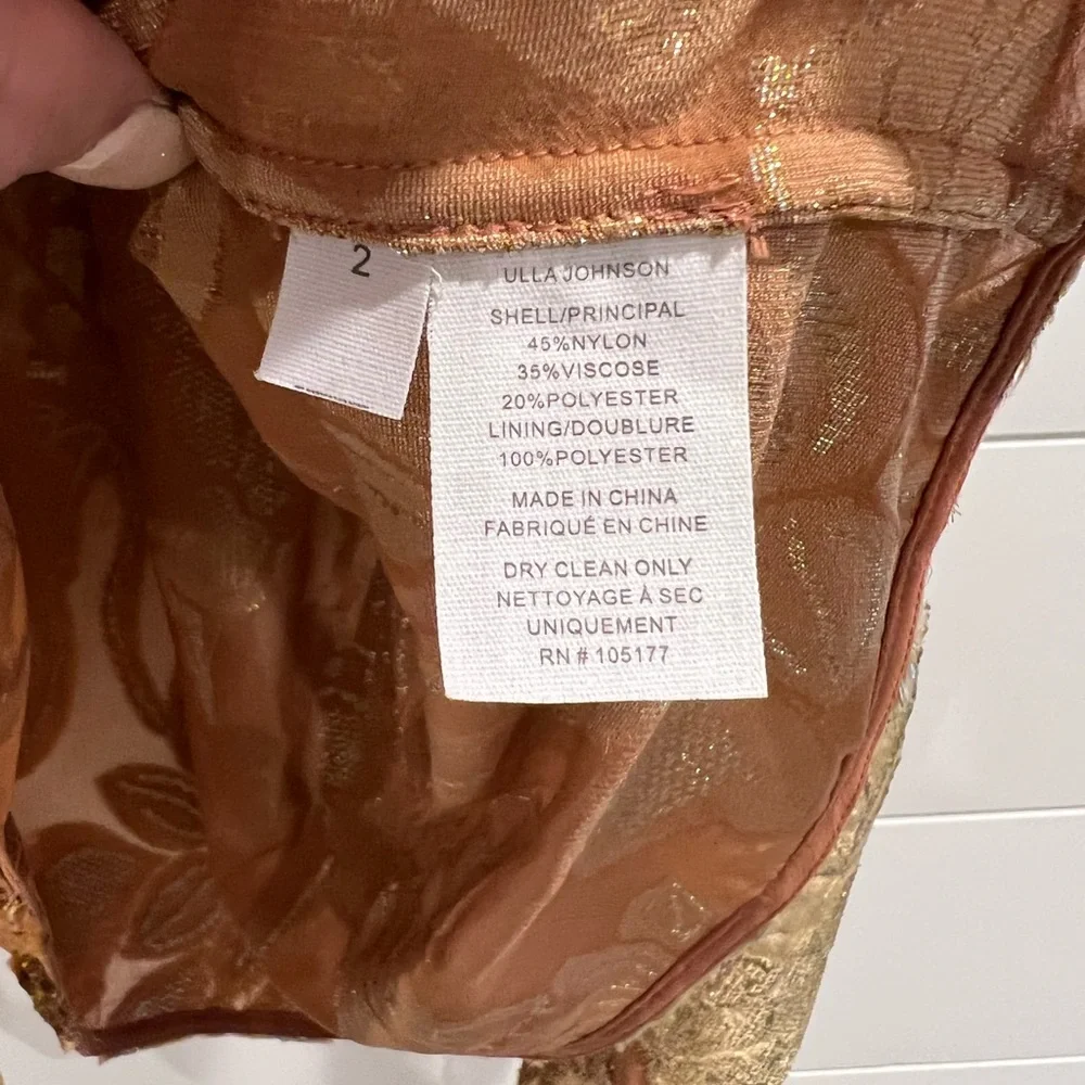 Ulla Johnson rose gold Camilla blouse - Picture 11 of 12